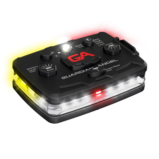 WHITE/ RED & YELLOW WEARABLE SAFETY LIGHT - 1838 TAC SUPPLY LLC