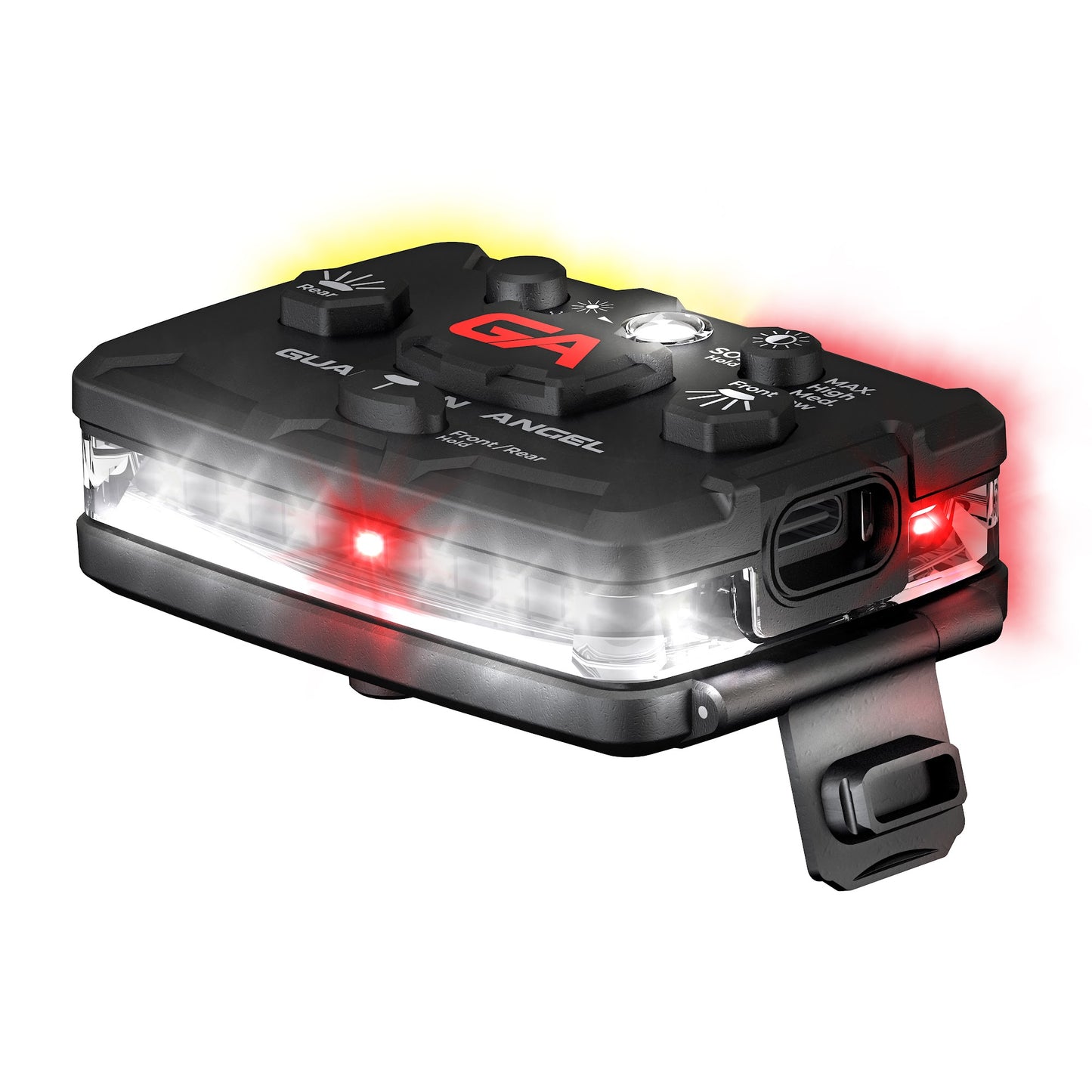 WHITE/ RED & YELLOW WEARABLE SAFETY LIGHT - 1838 TAC SUPPLY LLC