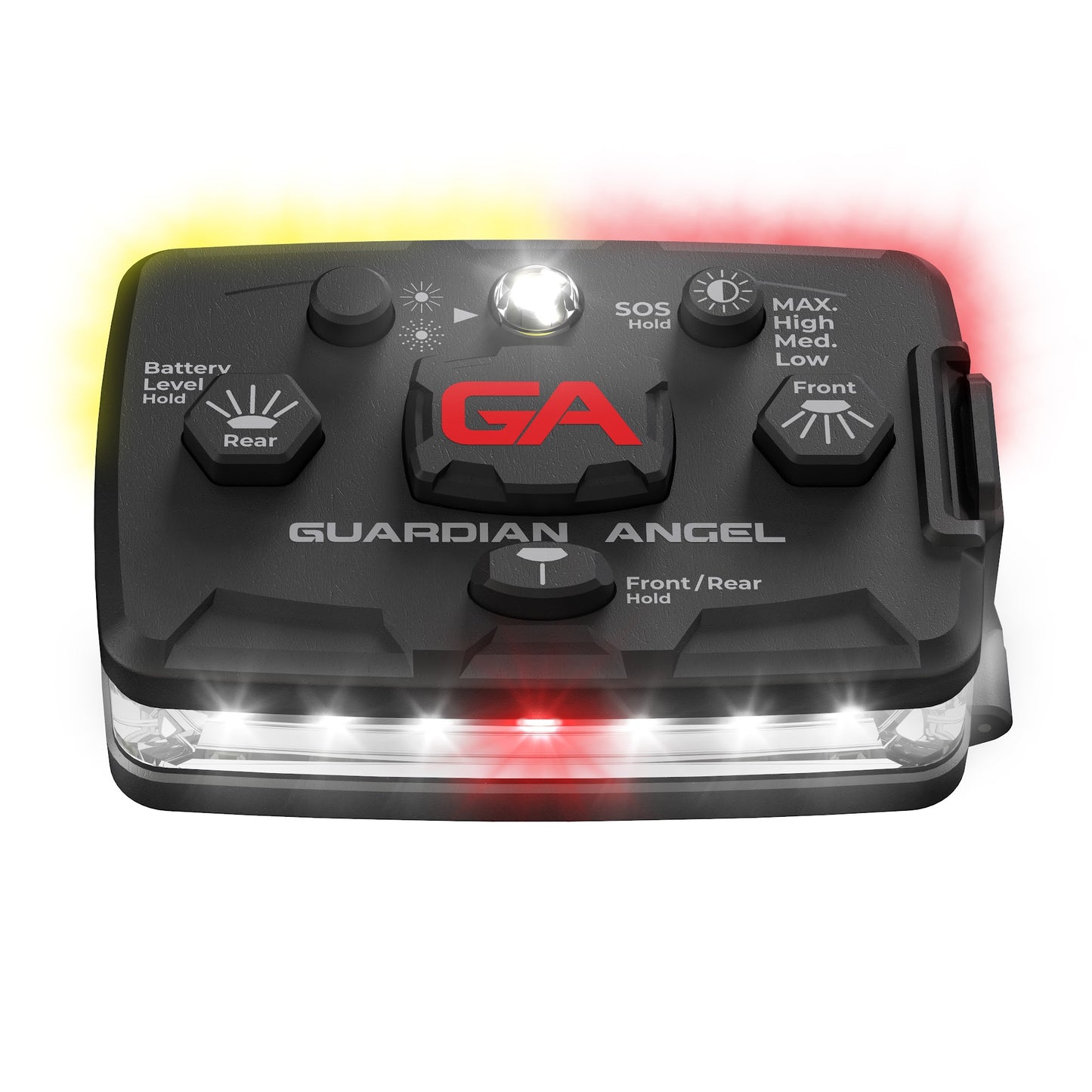 WHITE/ RED & YELLOW WEARABLE SAFETY LIGHT - 1838 TAC SUPPLY LLC