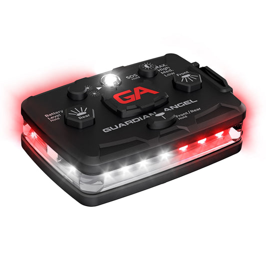 WHITE/RED WEARABLE SAFETY LIGHT - 1838 TAC SUPPLY LLC