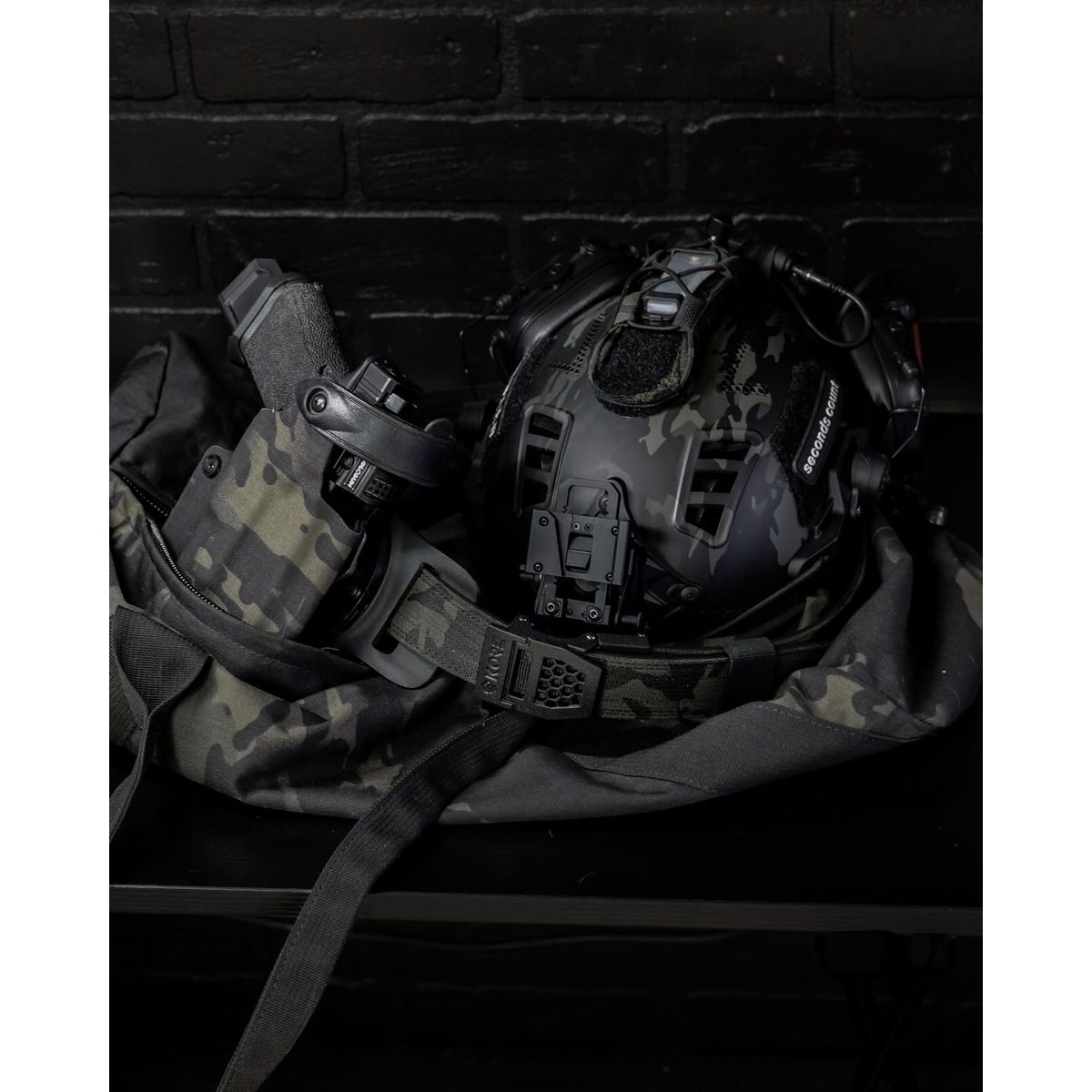 X6 BLACK BUCKLE - 1838 TAC SUPPLY LLC