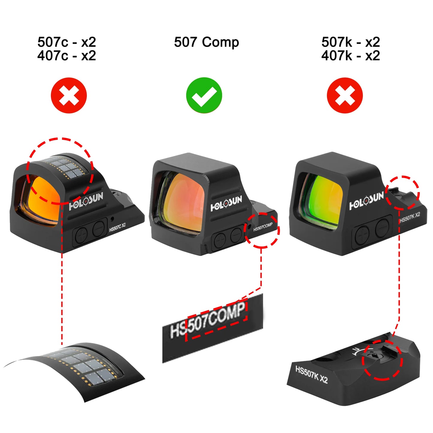 OPTIC COVER FOR HOLOSUN 507 COMP - 1838 TAC SUPPLY LLC