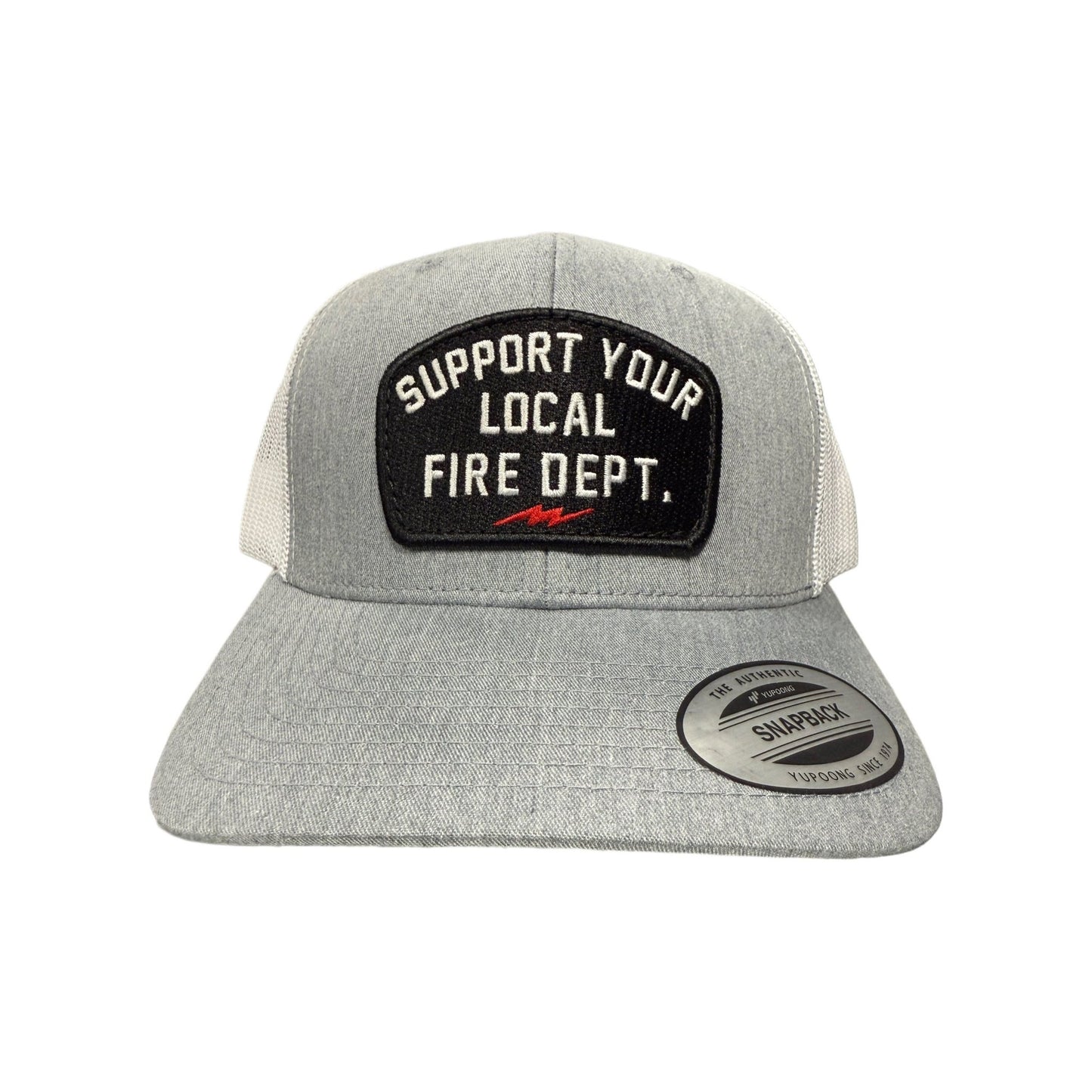 SUPPORT YOUR LOCAL FIRE DEPT. SNAPBACK HAT - 1838 TAC SUPPLY LLC