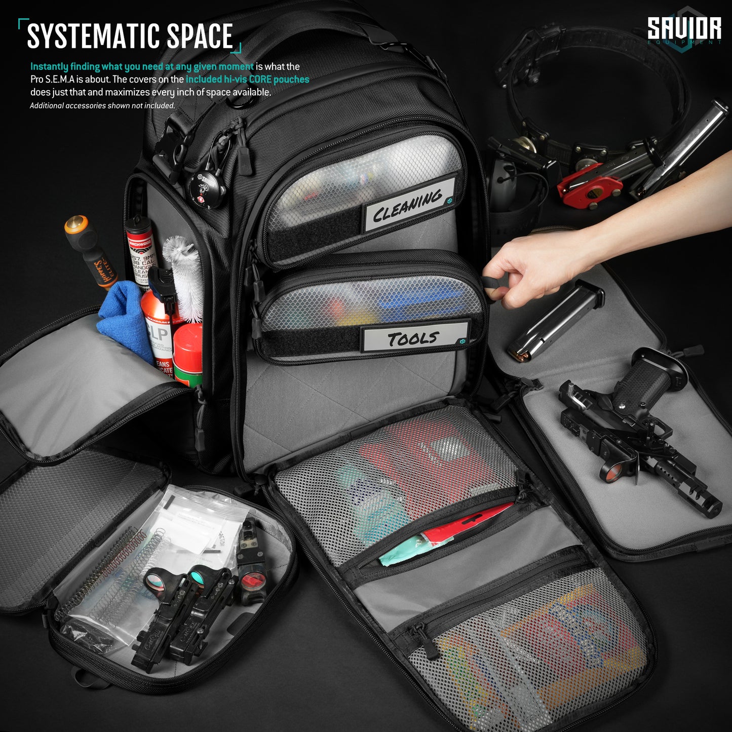 PRO S.E.M.A COMPETITION BACKPACK -BLACK