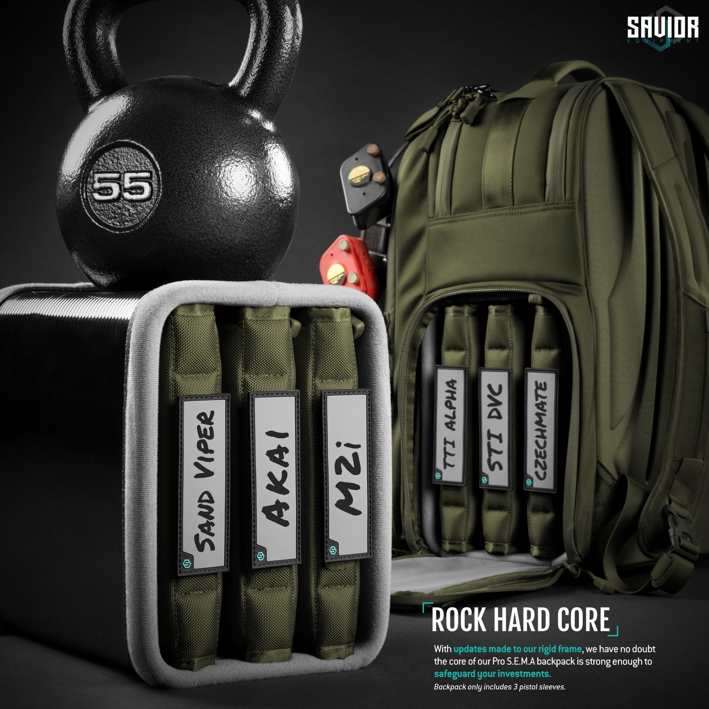 PRO S.E.M.A COMPETITION BACKPACK - OD GREEN - 1838 TAC SUPPLY LLC
