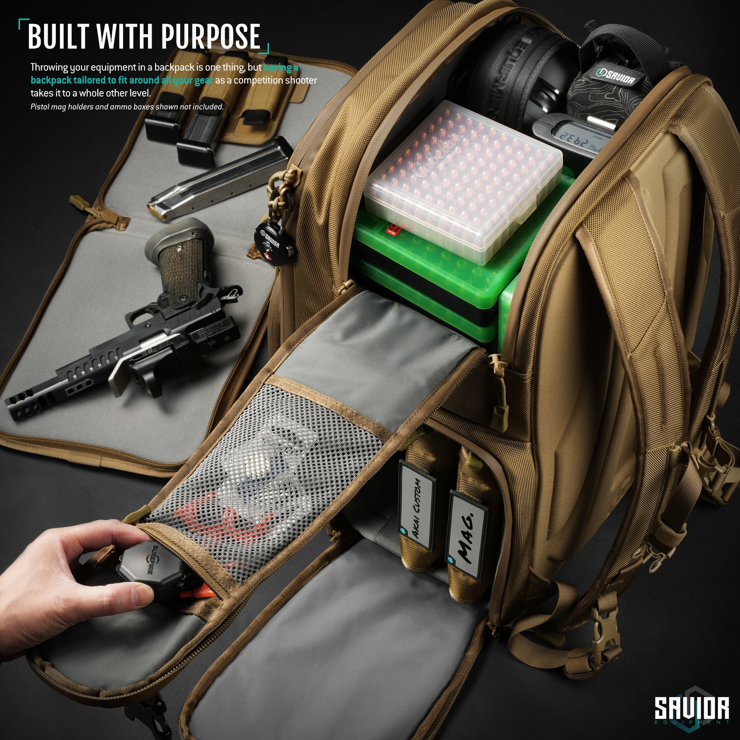 PRO S.E.M.A COMPETITION BACKPACK- DARK FDE