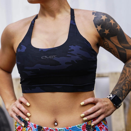 LADIES SPORTS TRAINING BRA - VITALITY LUXE CROSS STRAP REAR EDITION - 1838 TAC SUPPLY LLC