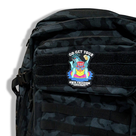 GO GET YOUR OWN FREEDOM PVC PATCH - 1838 TAC SUPPLY LLC