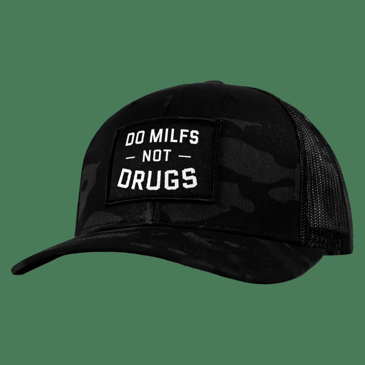 DO MILFS NOT DRUGS SNAPBACK HAT - 1838 TAC SUPPLY LLC