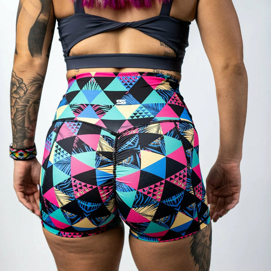 HIGH WAISTED LADIES BUTT SCRUNCH COMPRESSION SHORTS - SEXY YET SAVAGE COLLECTION - 1838 TAC SUPPLY LLC