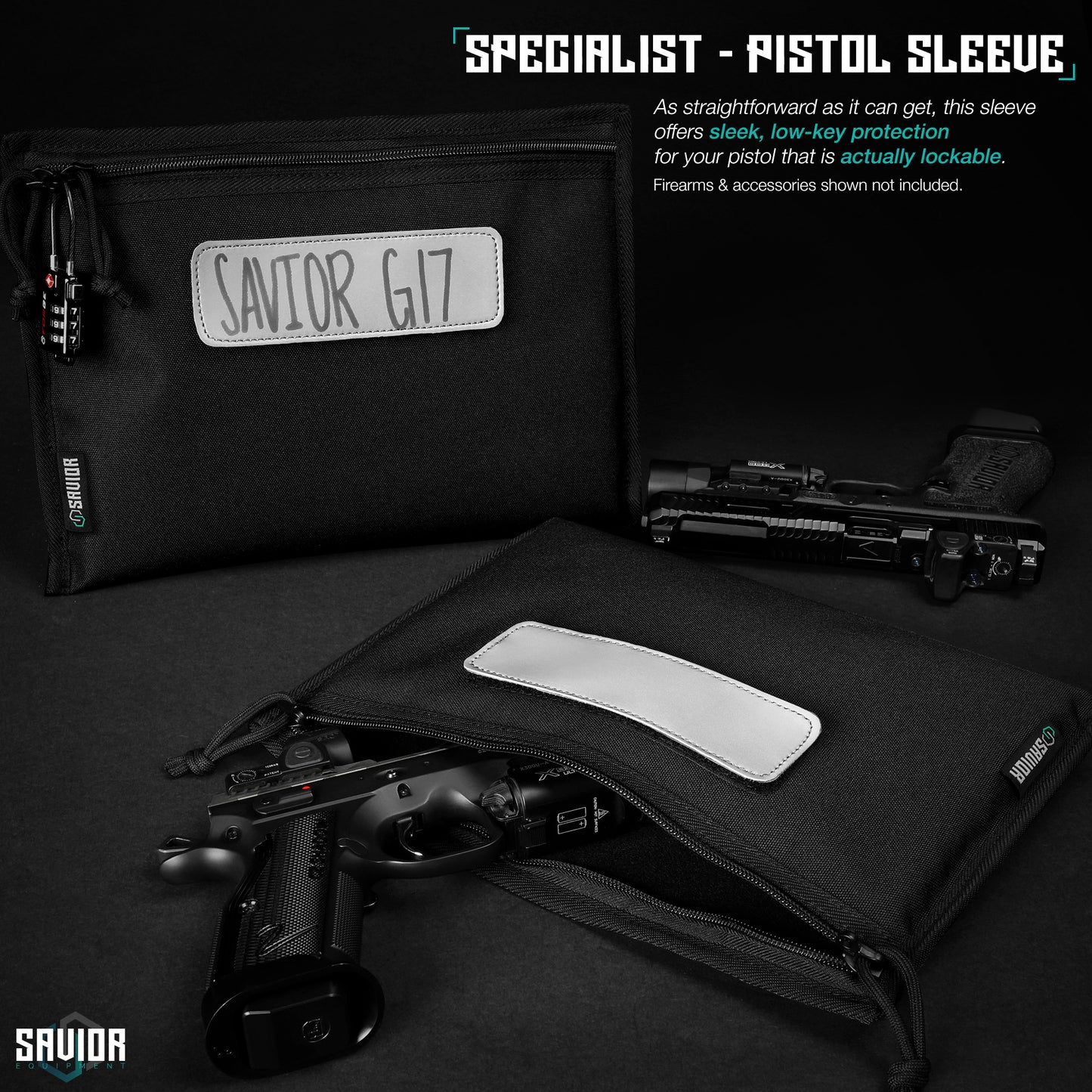PISTOL SLEEVE FOR SPECIALIST - RANGE BAG - 3 PACK - 1838 TAC SUPPLY LLC