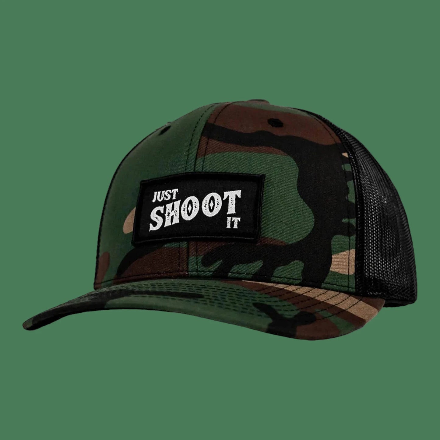 JUST SHOOT IT SNAPBACK HAT - 1838 TAC SUPPLY LLC