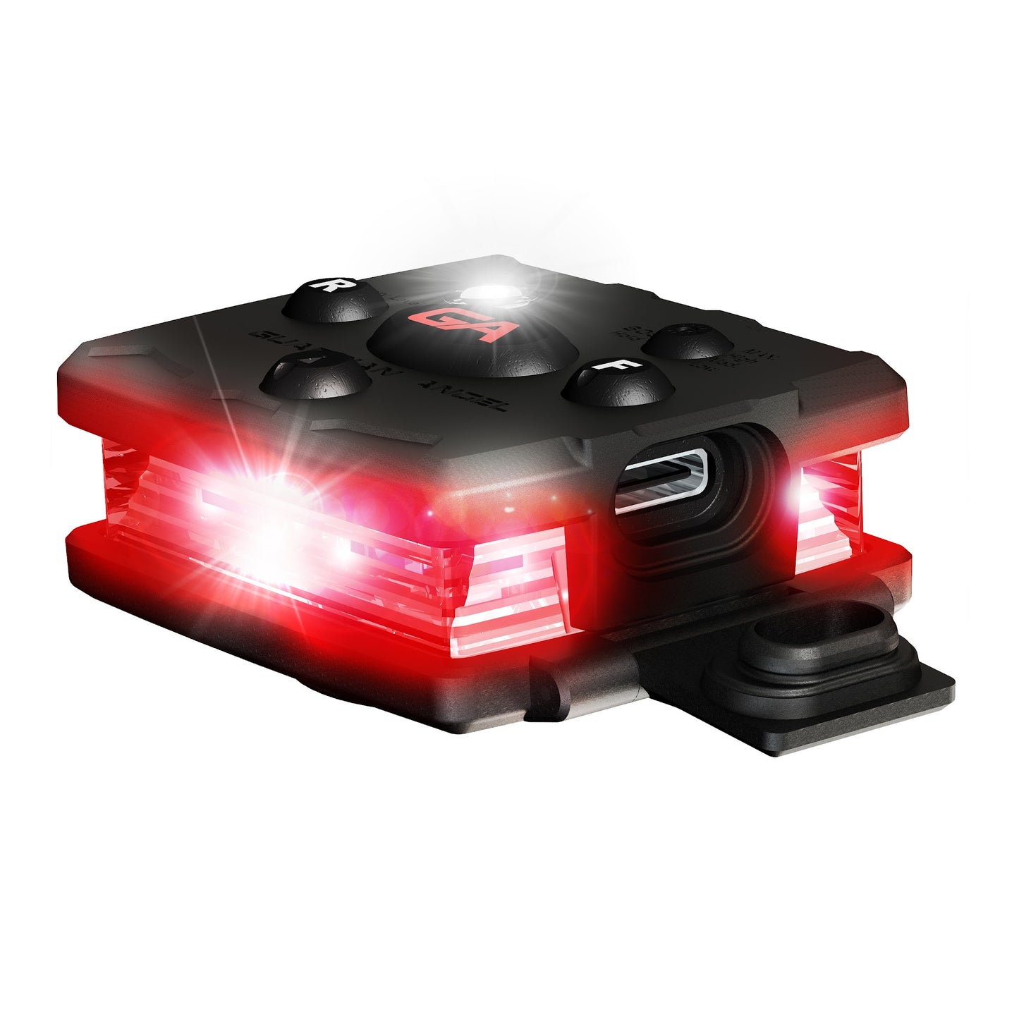 RED/RED WEARABLE SAFETY LIGHT