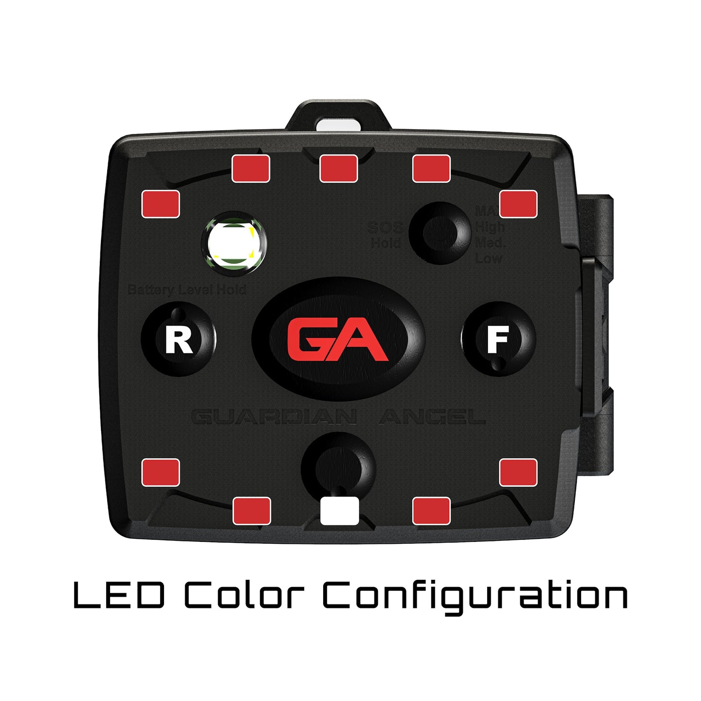 RED/RED WEARABLE SAFETY LIGHT