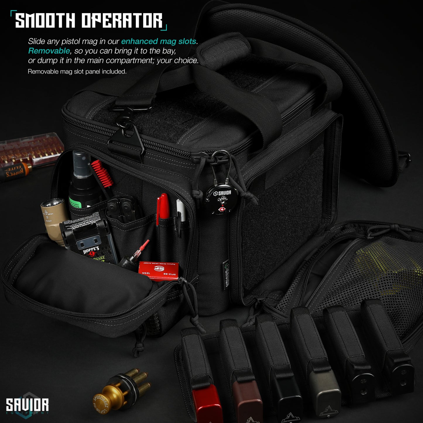 PISTOL RANGE BAG - SPECIALIST SERIES OBSIDIAN BLACK
