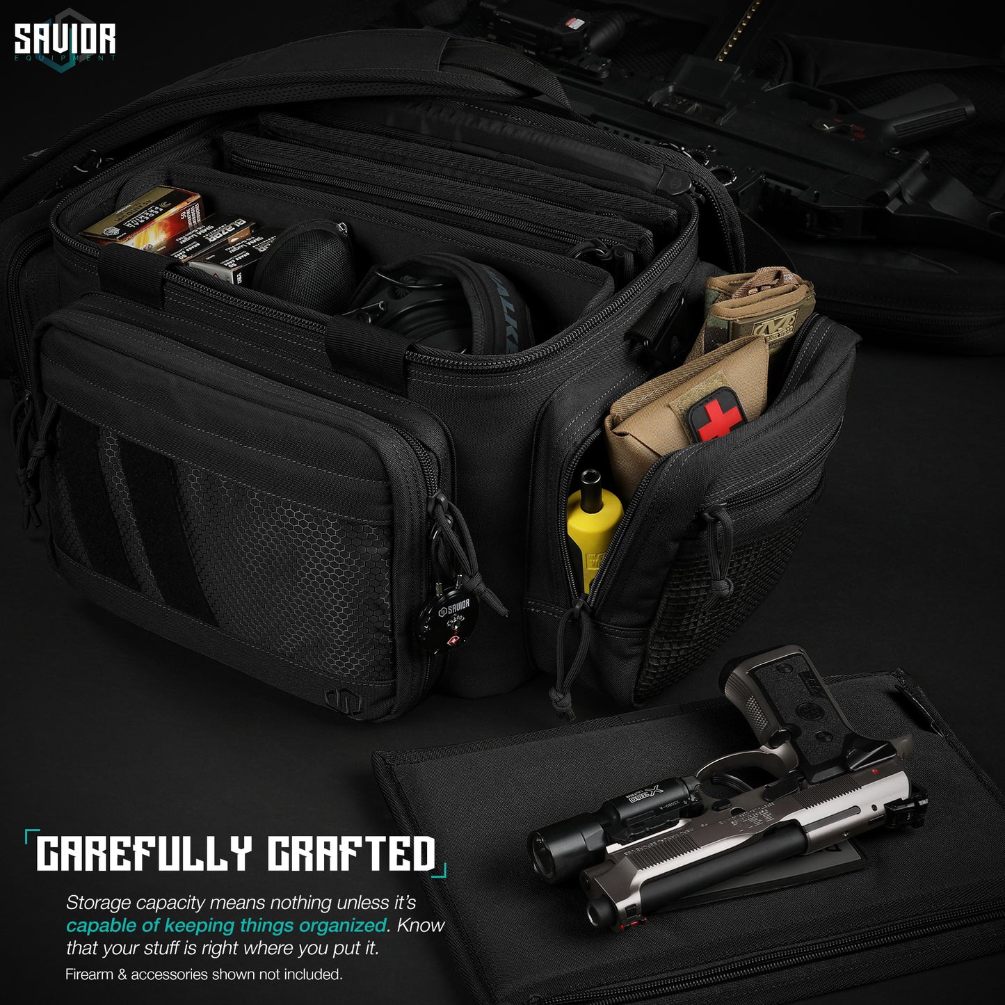 PISTOL RANGE BAG - SPECIALIST SERIES OBSIDIAN BLACK