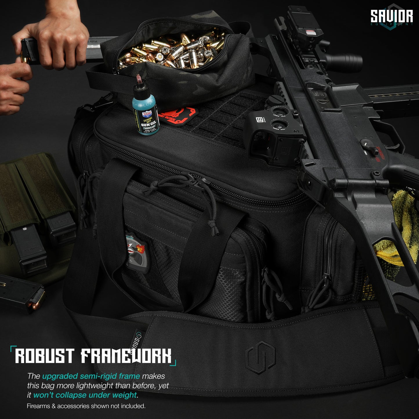 PISTOL RANGE BAG - SPECIALIST SERIES OBSIDIAN BLACK