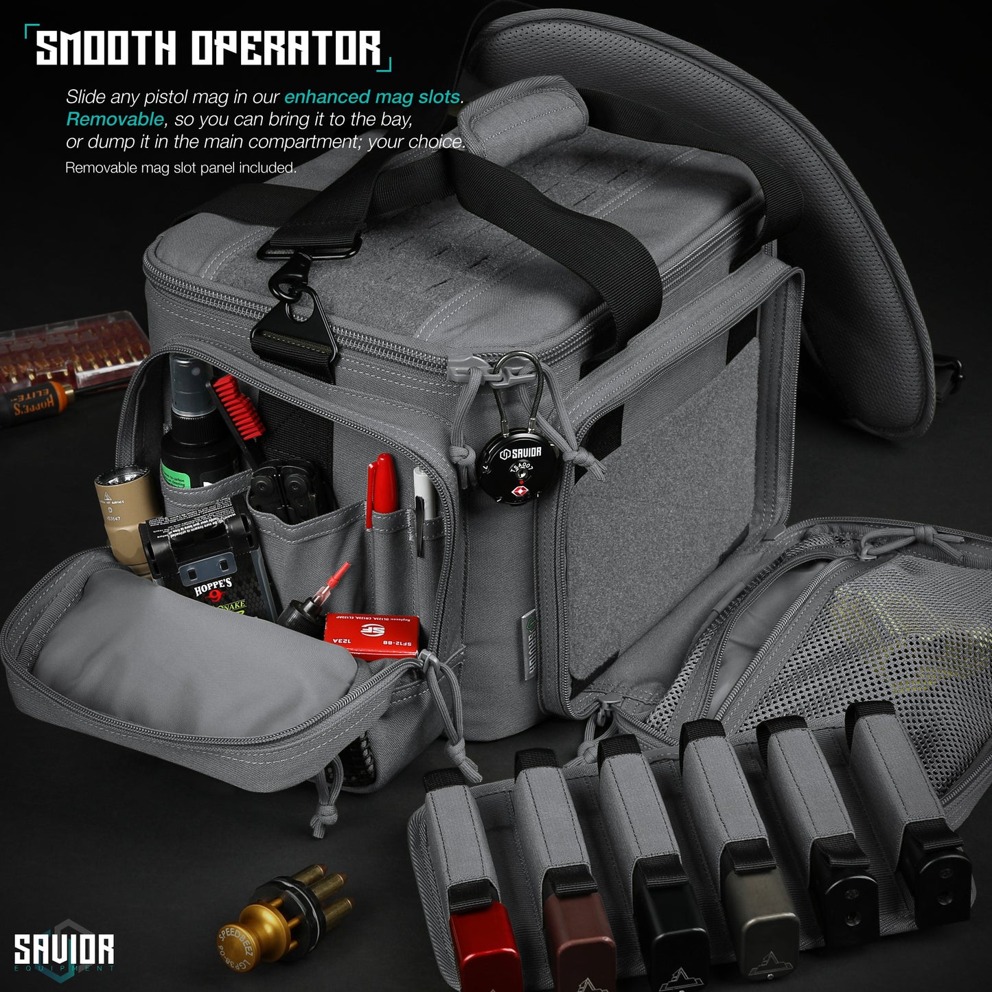 PISTOL RANGE BAG- SPECIALIST SERIES SW GRAY
