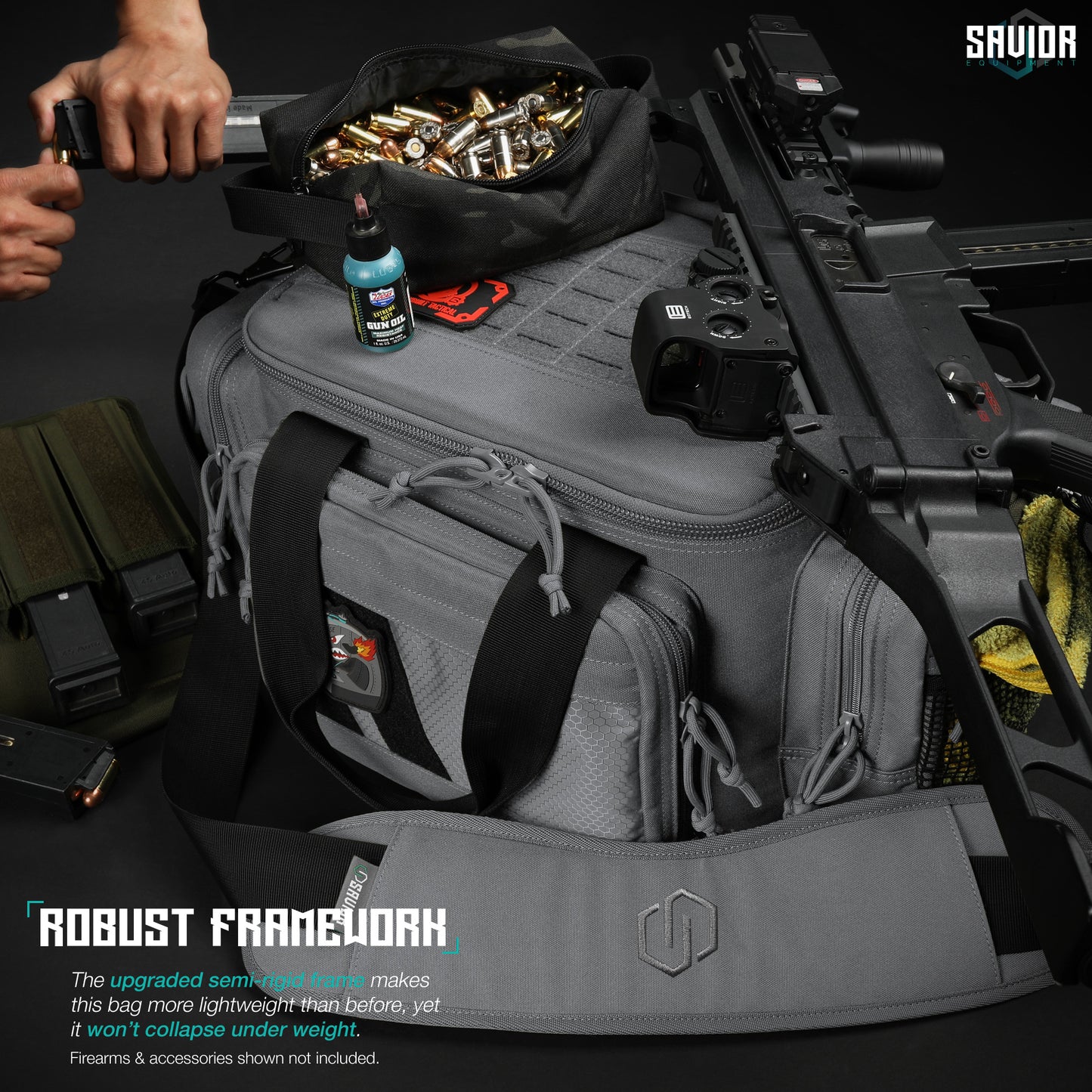 PISTOL RANGE BAG- SPECIALIST SERIES SW GRAY