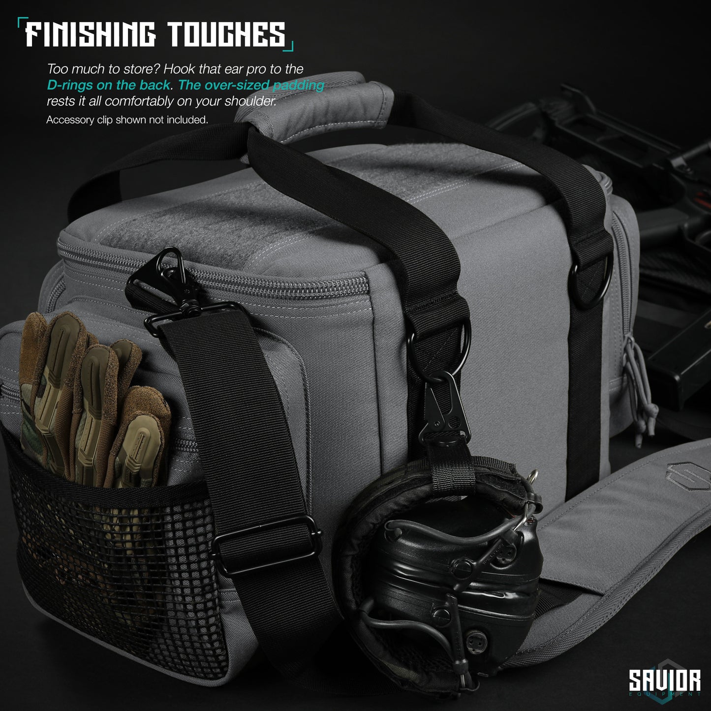 PISTOL RANGE BAG- SPECIALIST SERIES SW GRAY