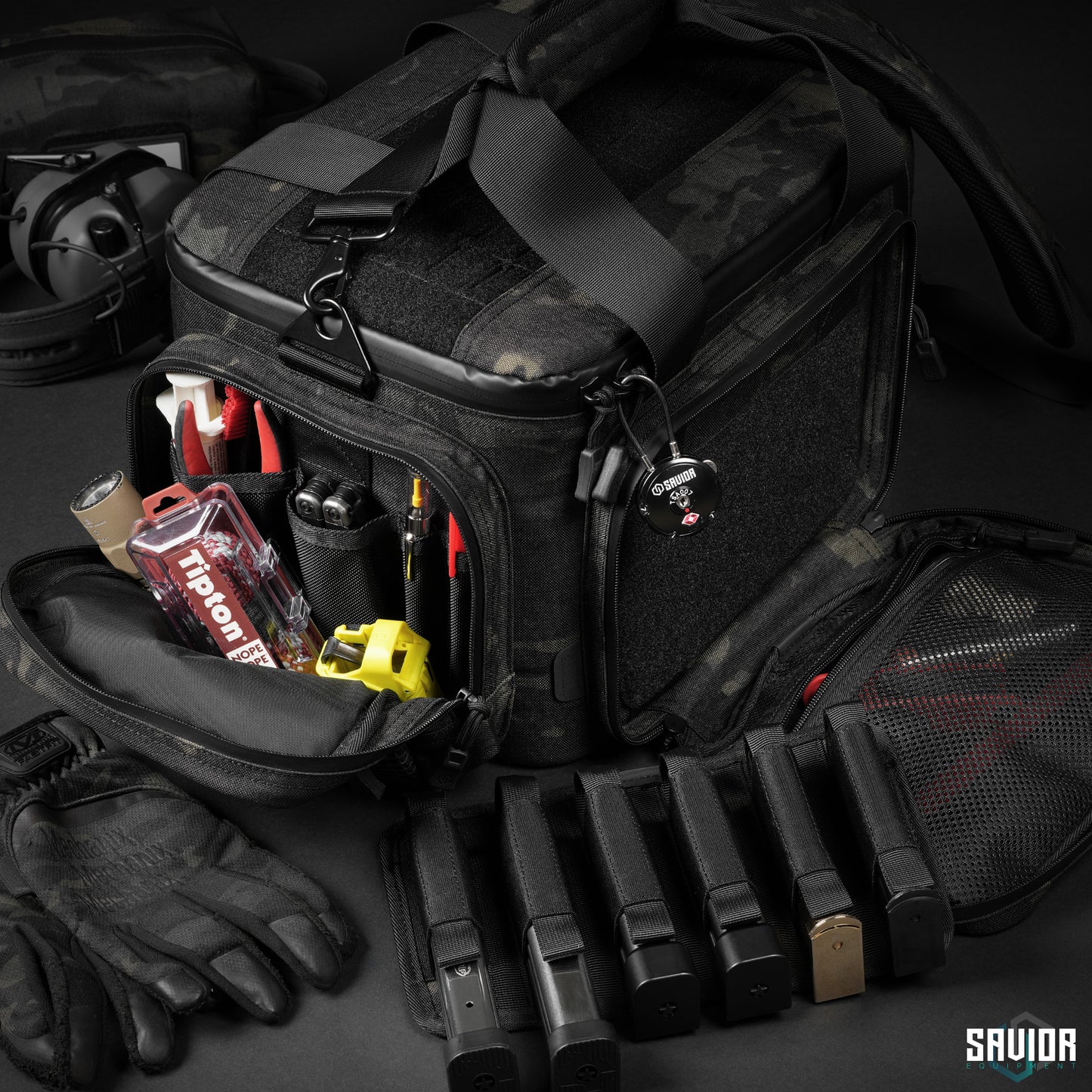 PISTOL RANGE BAG- SPECIALIST SERIES MULTICAM BLACK