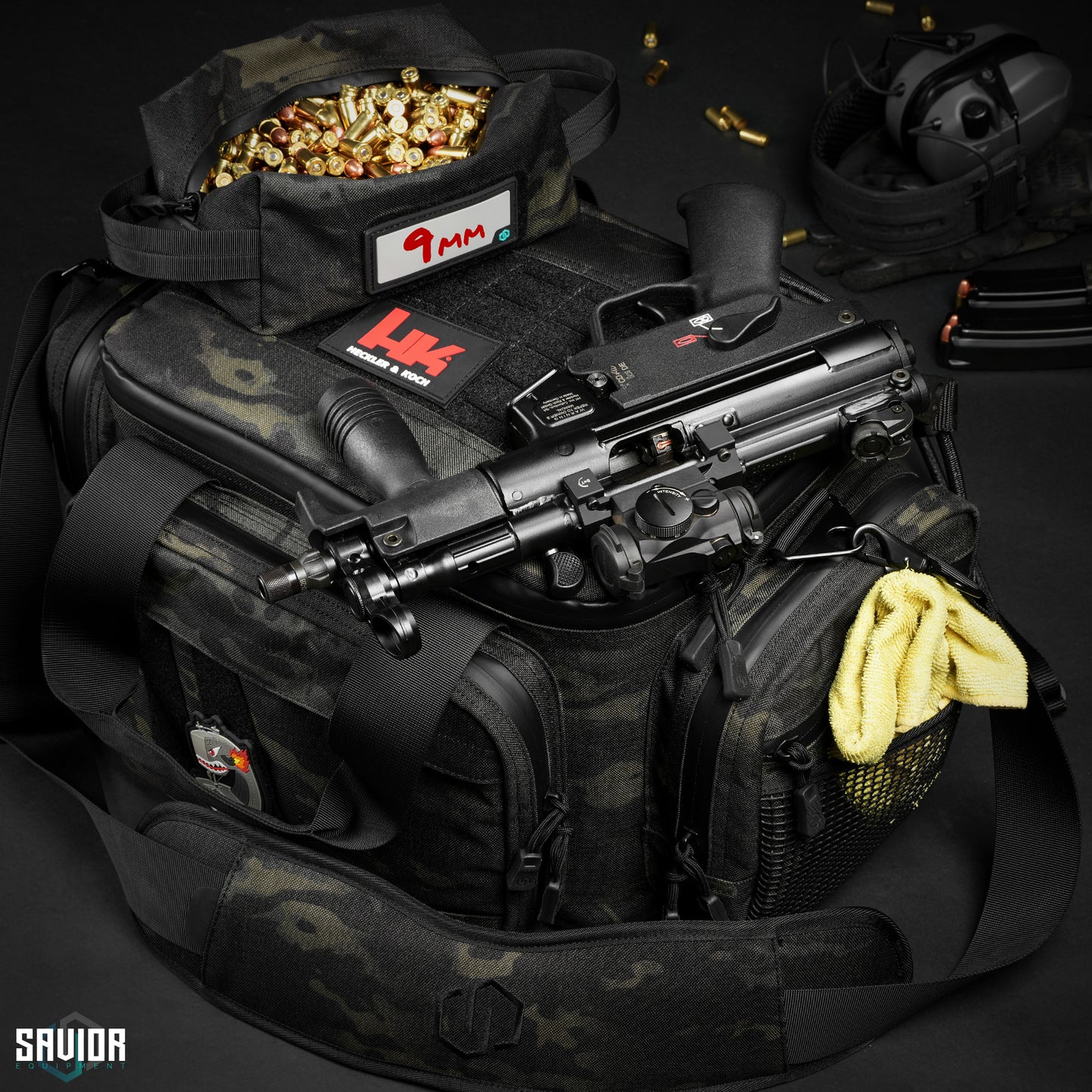 PISTOL RANGE BAG- SPECIALIST SERIES MULTICAM BLACK