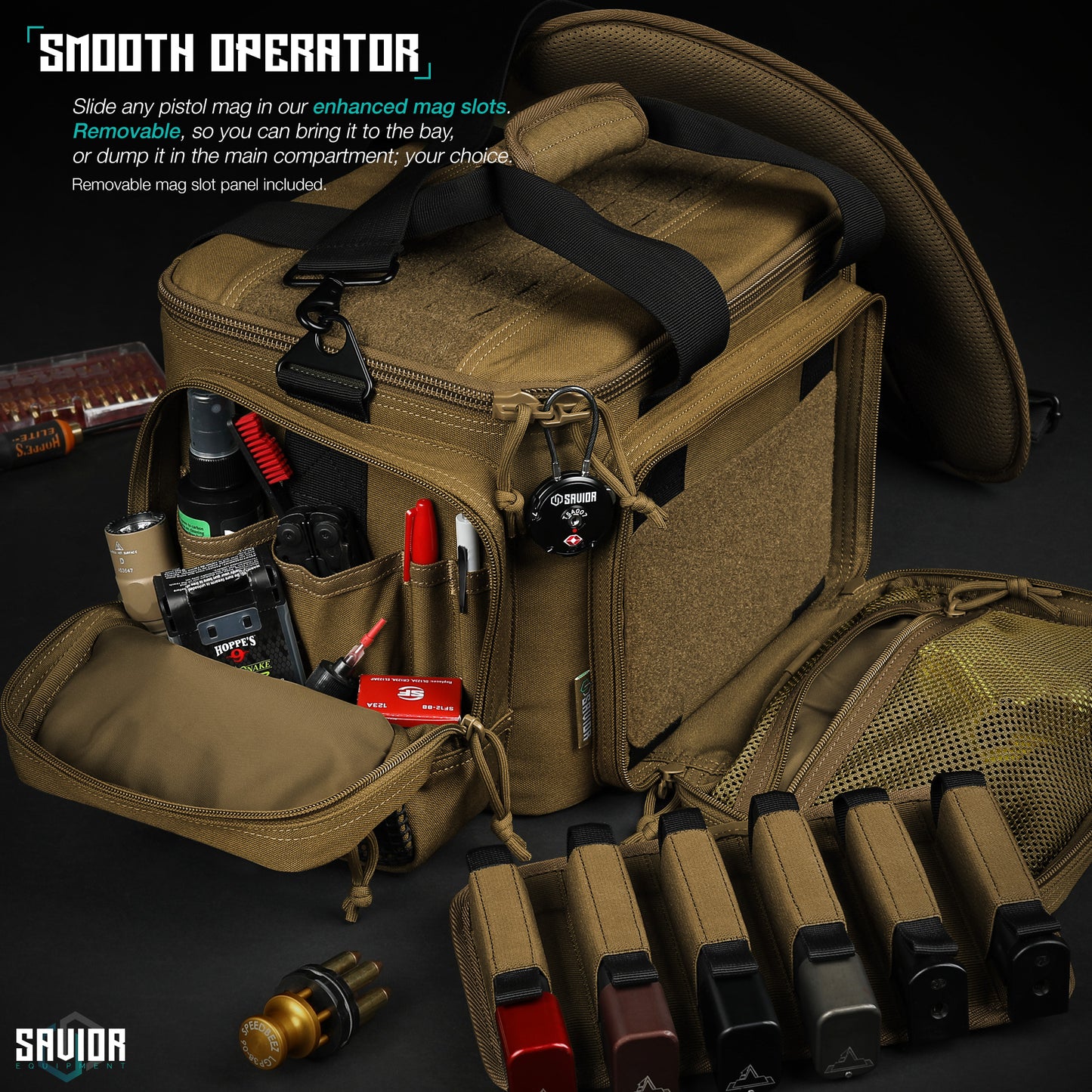 PISTOL RANGE BAG- SPECIALIST SERIES DARK FDE TAN