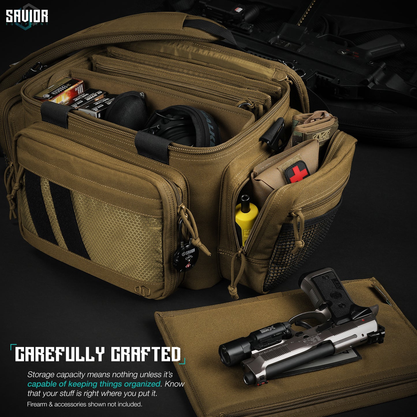 PISTOL RANGE BAG- SPECIALIST SERIES DARK FDE TAN