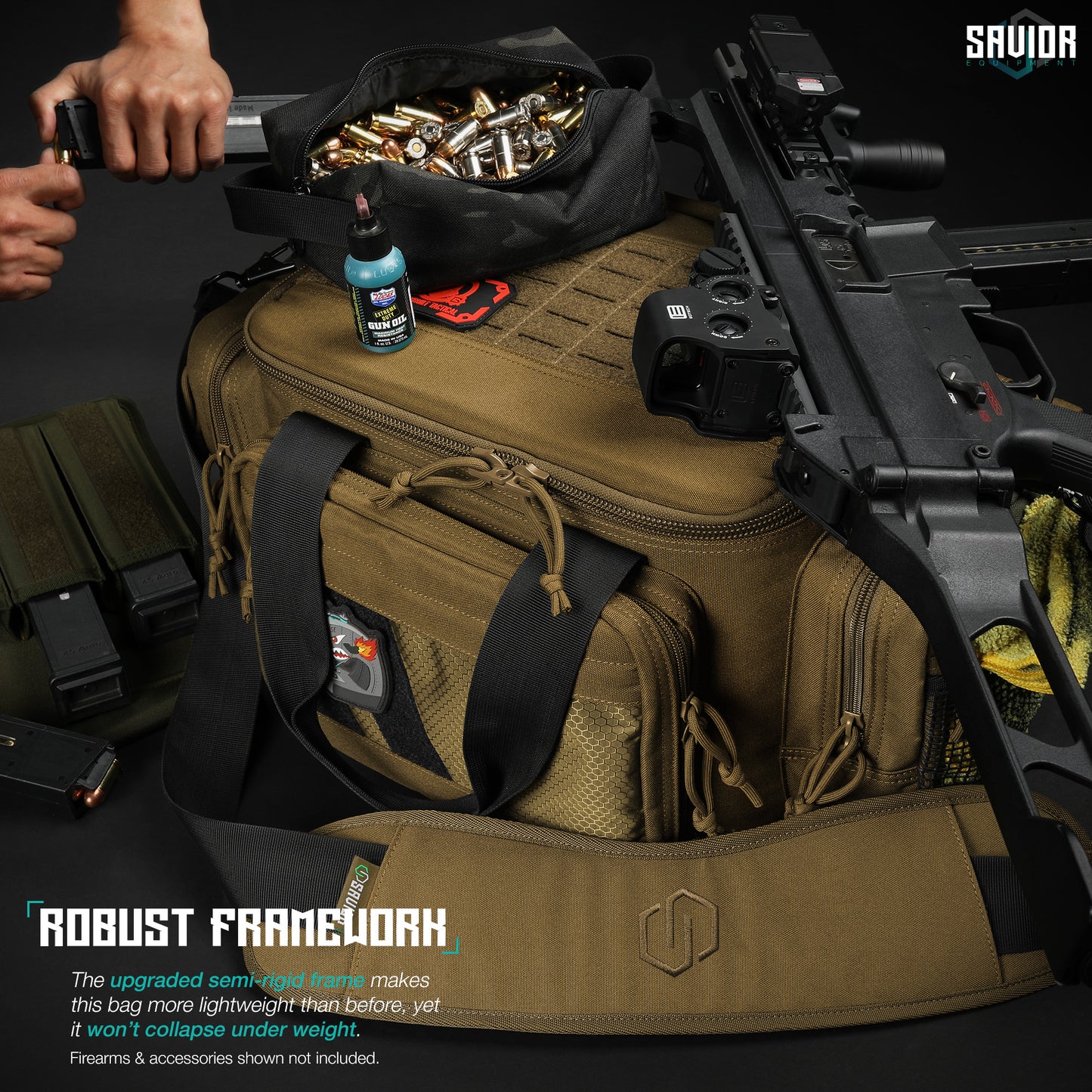 PISTOL RANGE BAG- SPECIALIST SERIES DARK FDE TAN