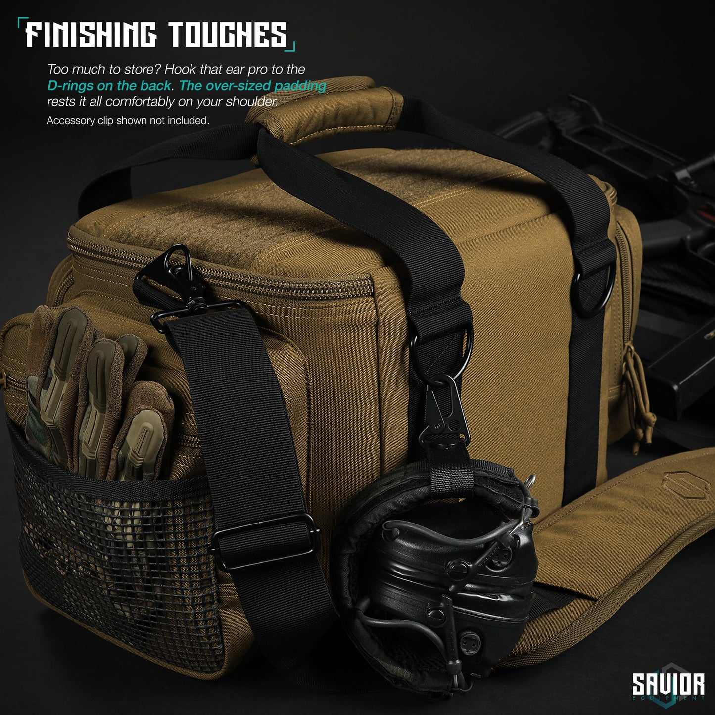 PISTOL RANGE BAG- SPECIALIST SERIES DARK FDE TAN