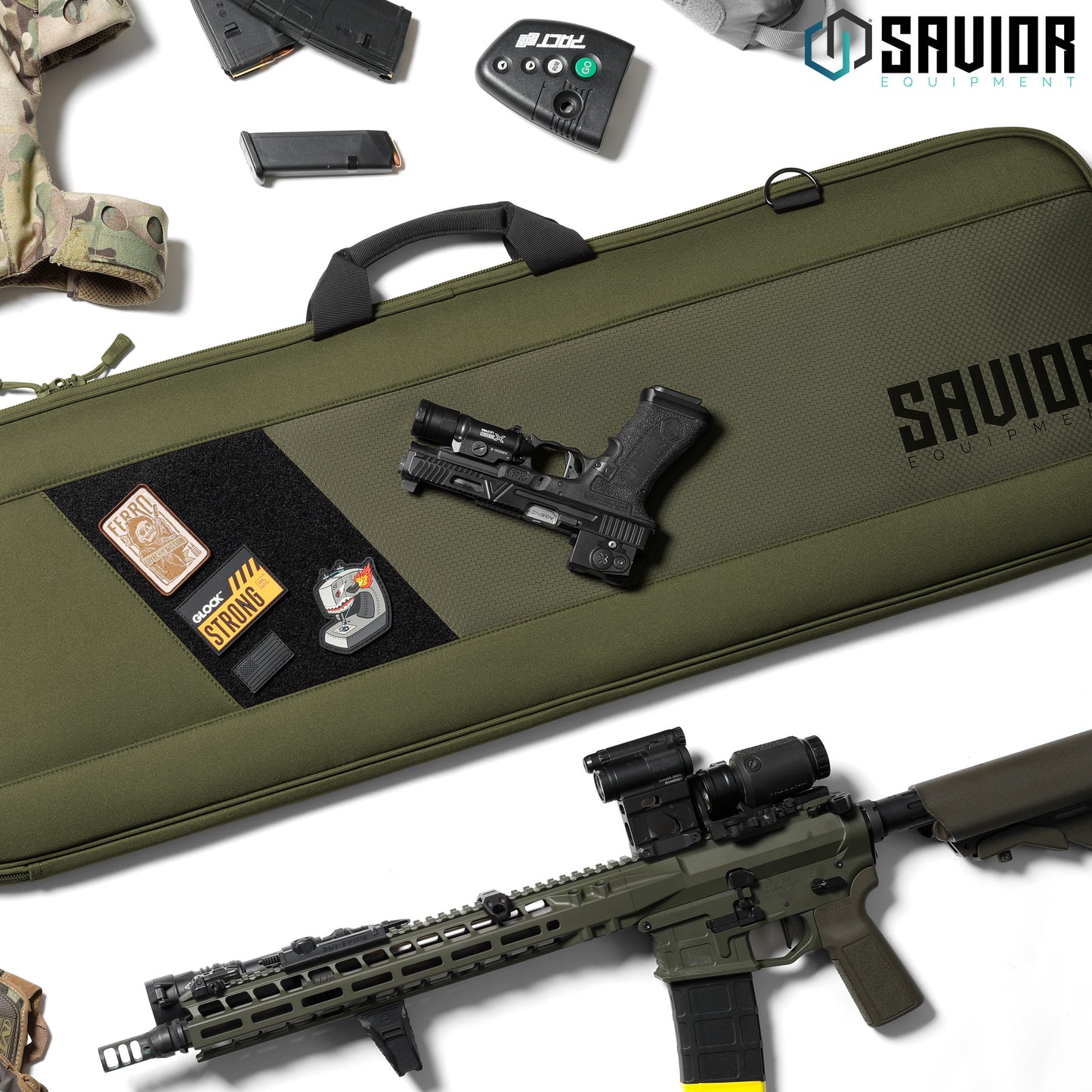 OLIVE DRAB GREEN SPECIALIST SINGLE RIFLE CASE 42"