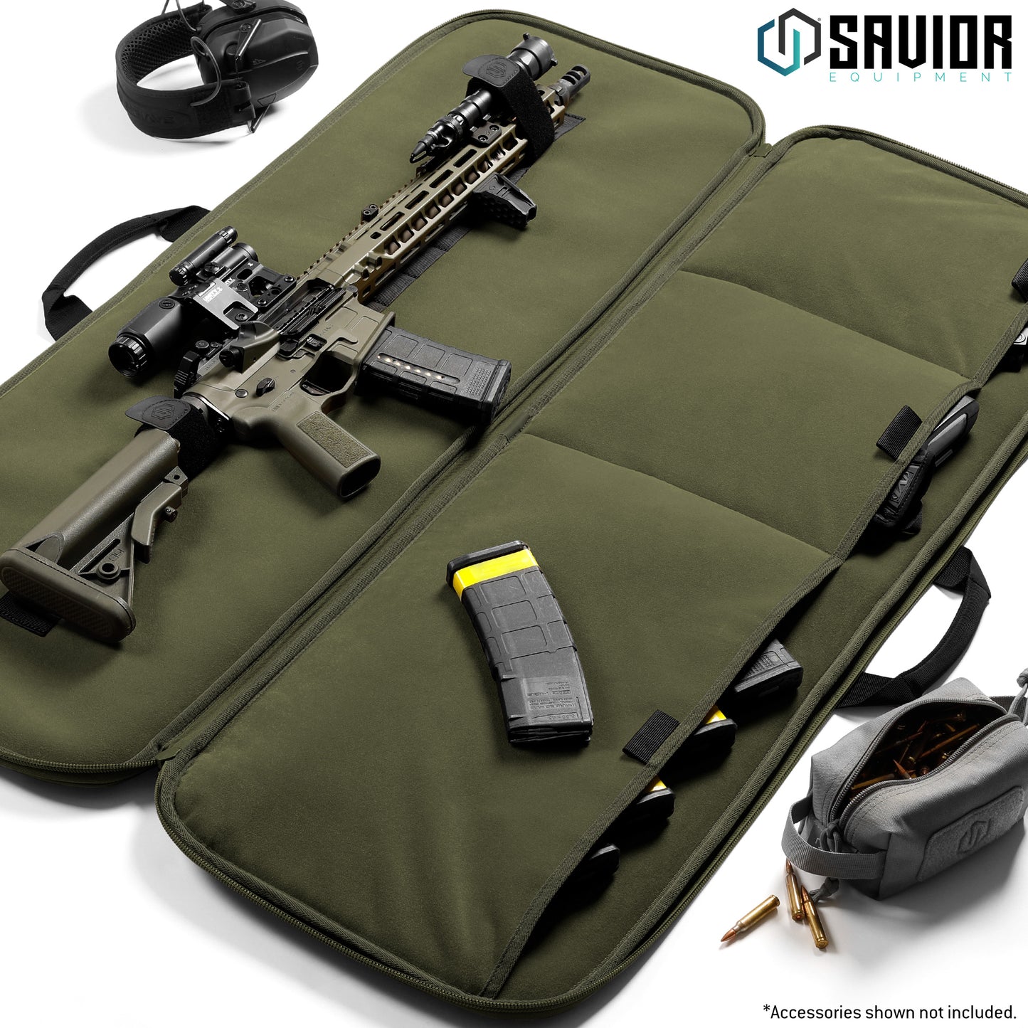 OLIVE DRAB GREEN SPECIALIST SINGLE RIFLE CASE 42"