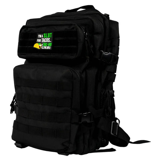 I'M A SLUT FOR TACOS PVC PATCH - 1838 TAC SUPPLY LLC