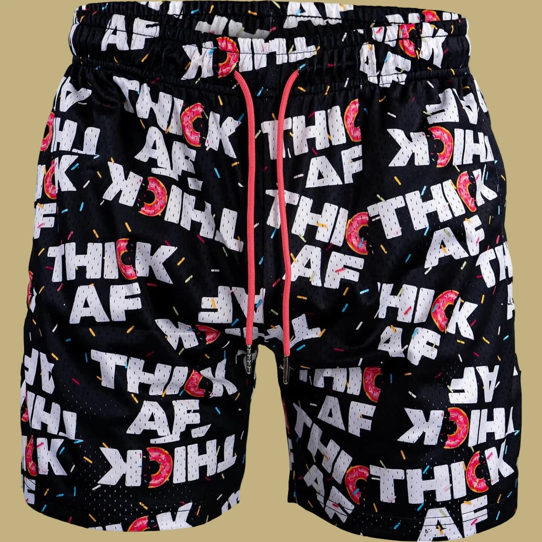 THICK AF MEN'S MESH LIFESTYLE SHORTS | 5" - 1838 TAC SUPPLY LLC