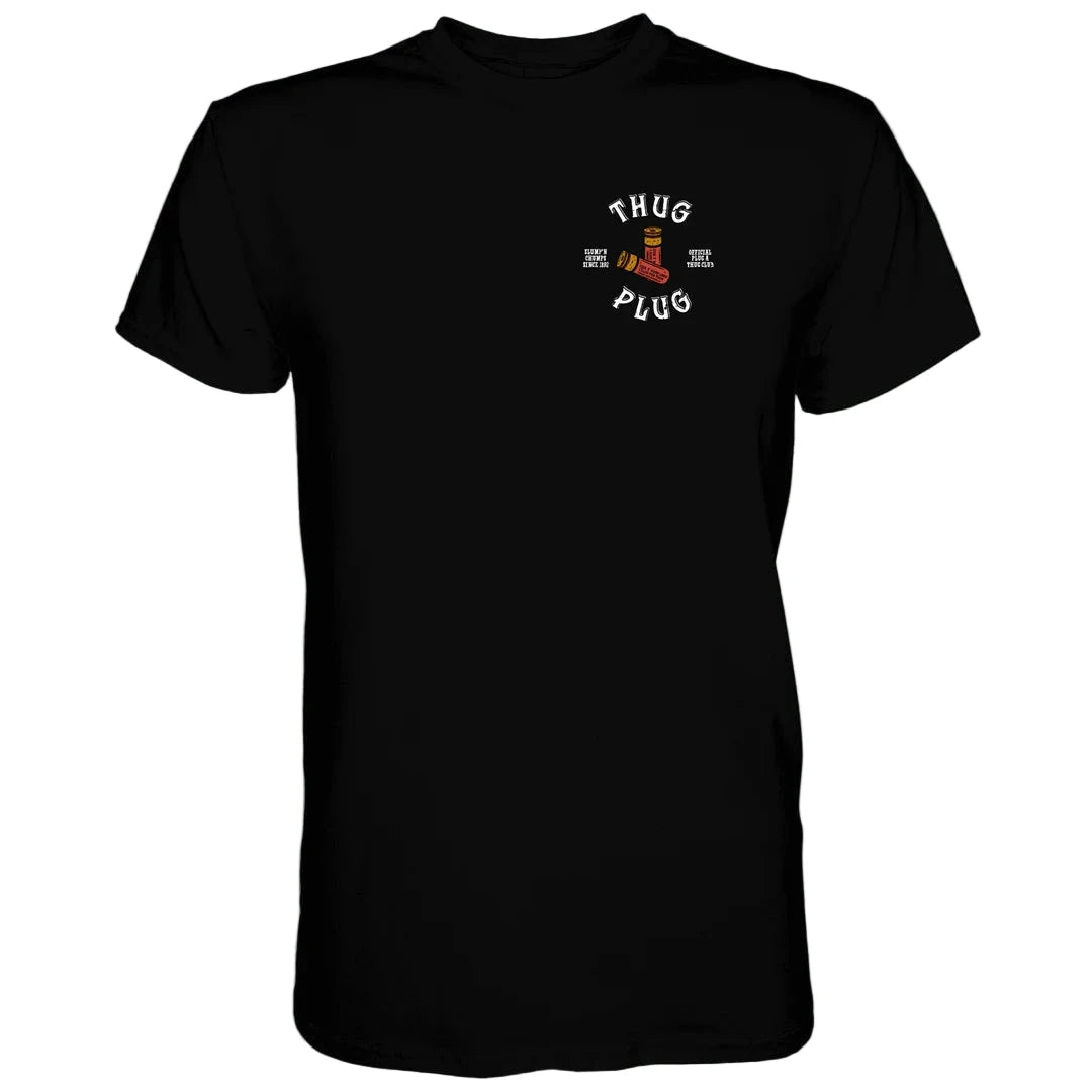 THUG PLUG: OFFICIAL PLUG A THUG MEN'S T - SHIRT BLACK - 1838 TAC SUPPLY LLC