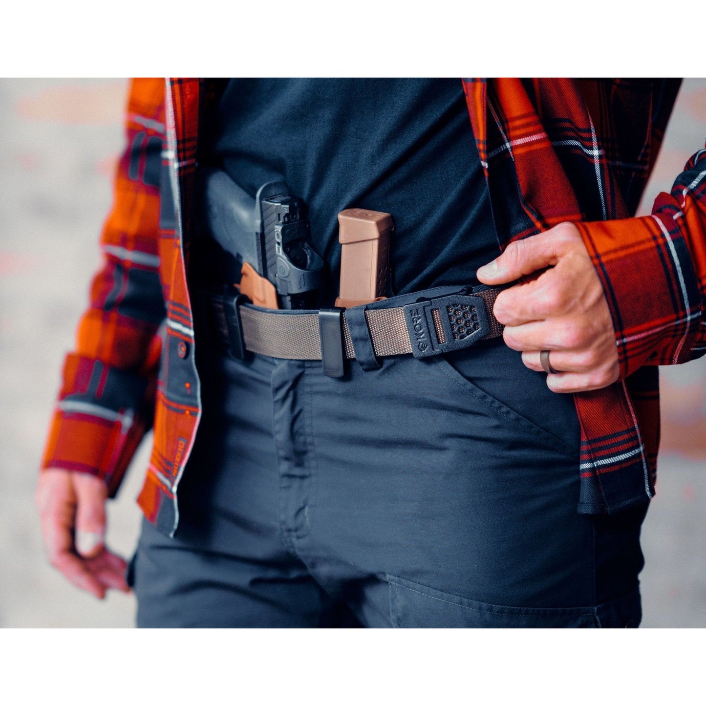 X6 BLACK BUCKLE - 1838 TAC SUPPLY LLC