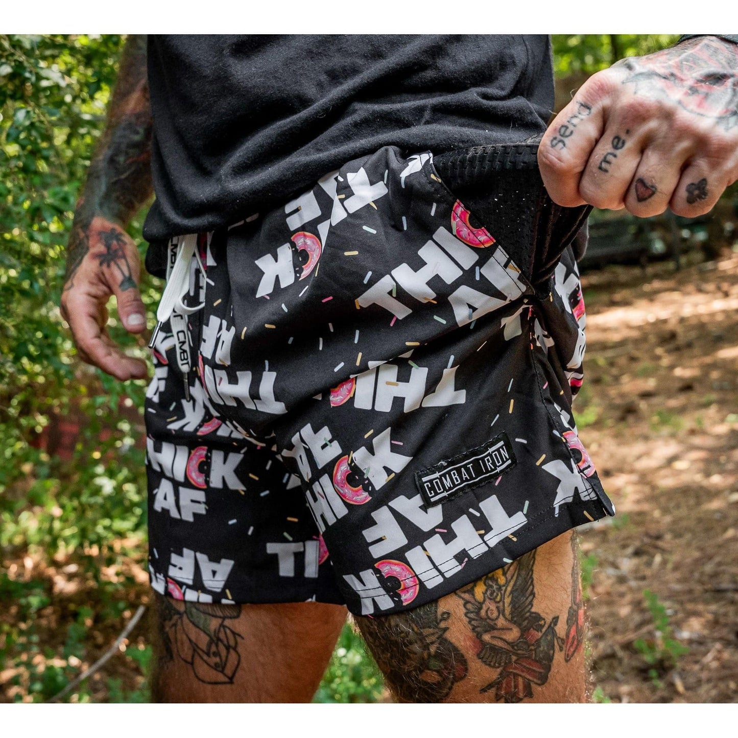 THICK AF MEN'S MESH LIFESTYLE SHORTS | 5"