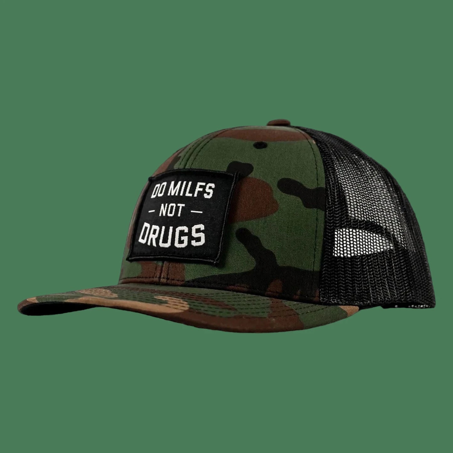 DO MILFS NOT DRUGS SNAPBACK HAT - 1838 TAC SUPPLY LLC
