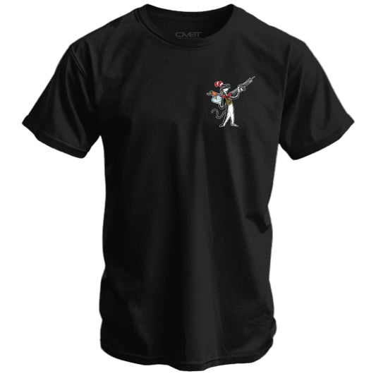 "THE CAT WITH A GAT" MEN'S T SHIRT - 1838 TAC SUPPLY LLC