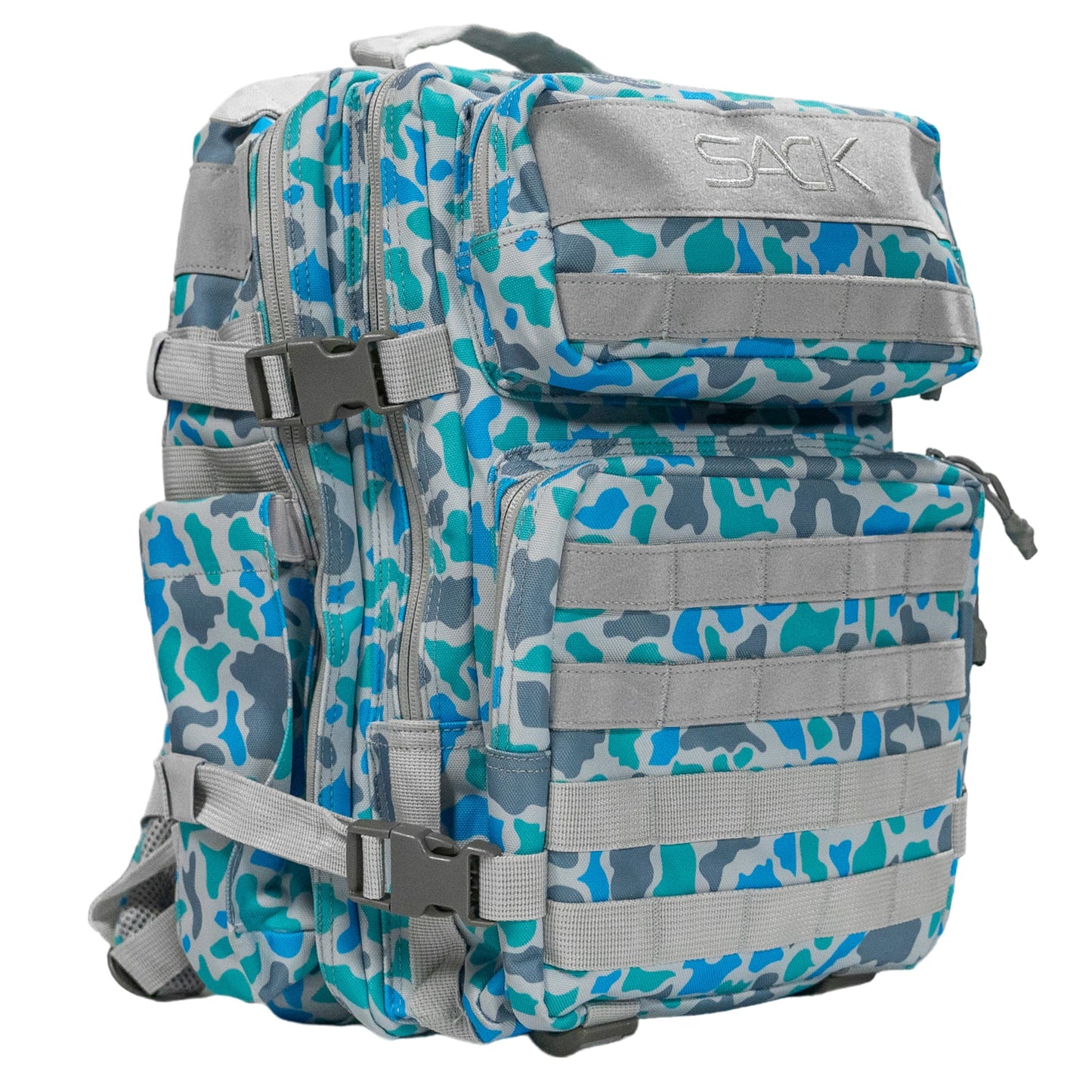COASTAL DUCK CAMO- 25L SACK ALL DAY MOLLE PACK