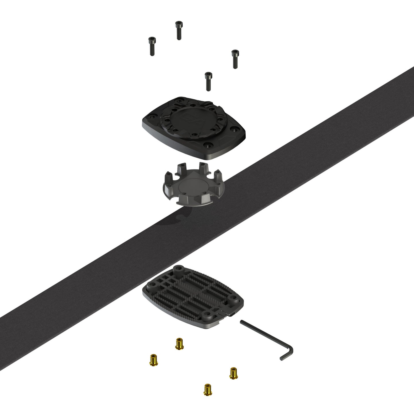 CLAMP ON STRAP MAGNETIC MOUNT