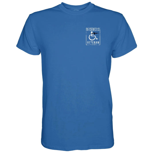 DISABLED VETERAN HANDICAP MEN'S T - SHIRT - 1838 TAC SUPPLY LLC