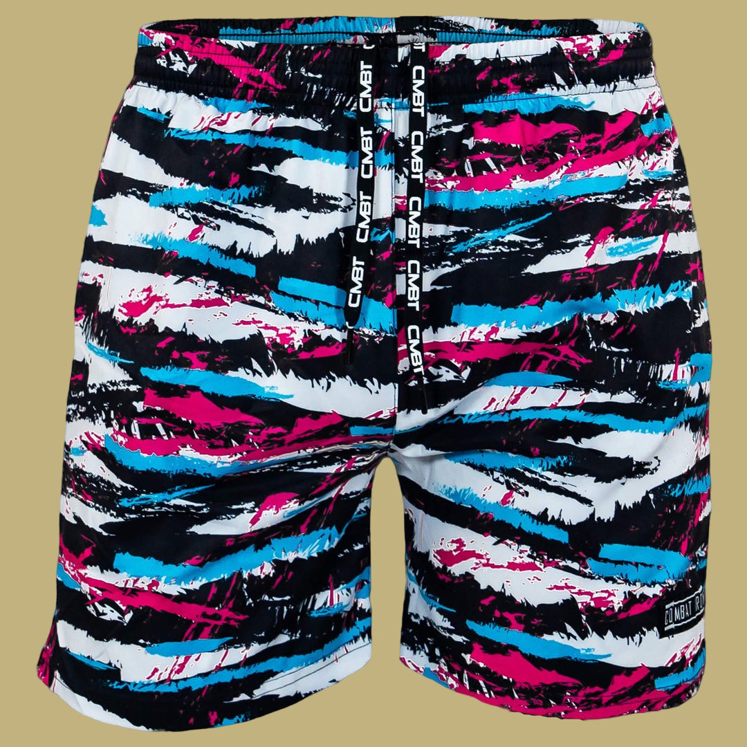 SPRING BREAK TIGER STRIPE CAMO MEN'S PERFORMANCE TRAINING SHORTS V3 | 5.5" - 1838 TAC SUPPLY LLC
