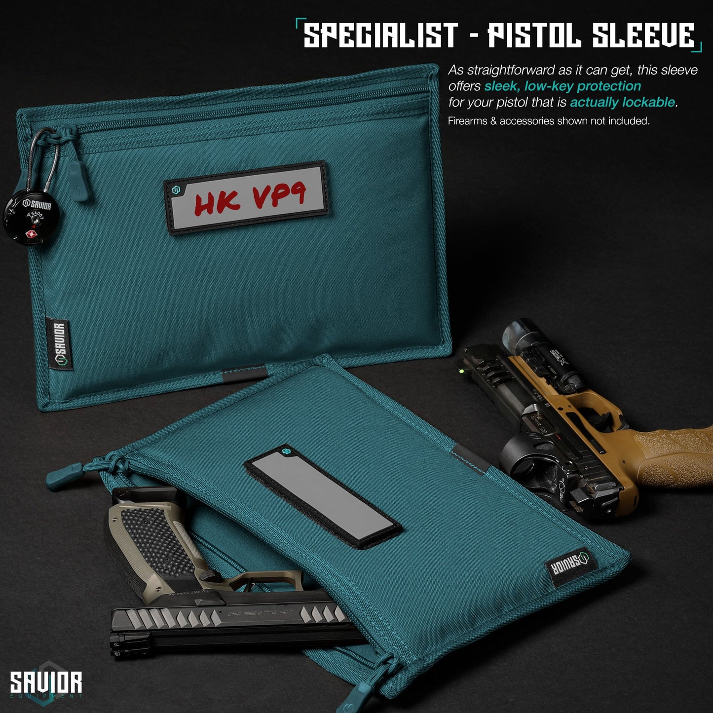 PISTOL SLEEVE FOR SPECIALIST - RANGE BAG - 3 PACK