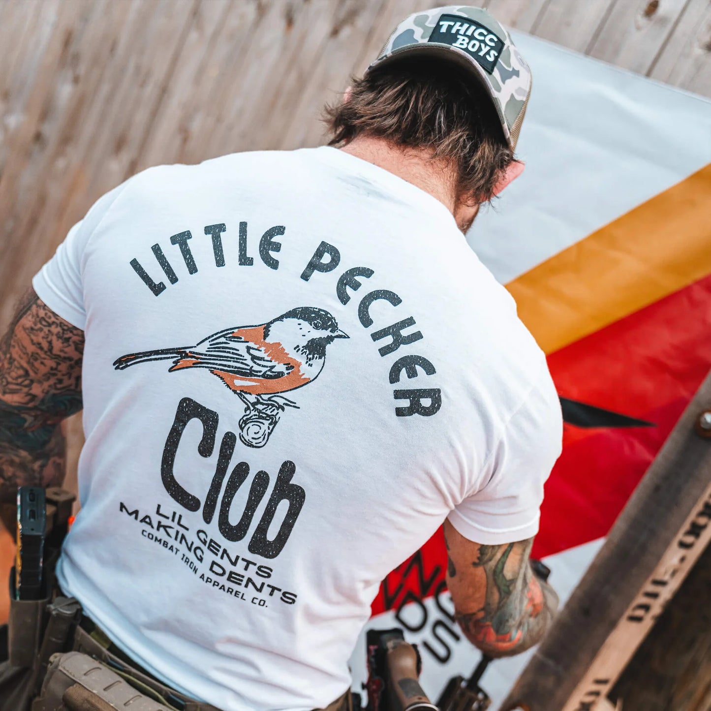 LITTLE PECKER CLUB MEN'S T - SHIRT - 1838 TAC SUPPLY LLC