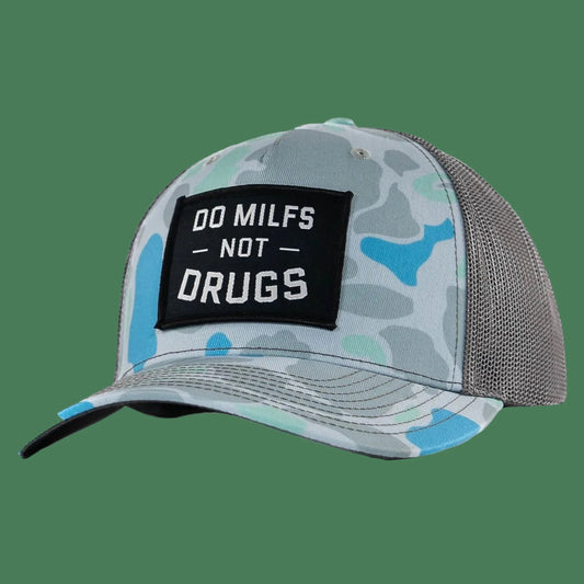 DO MILFS NOT DRUGS SNAPBACK HAT - 1838 TAC SUPPLY LLC