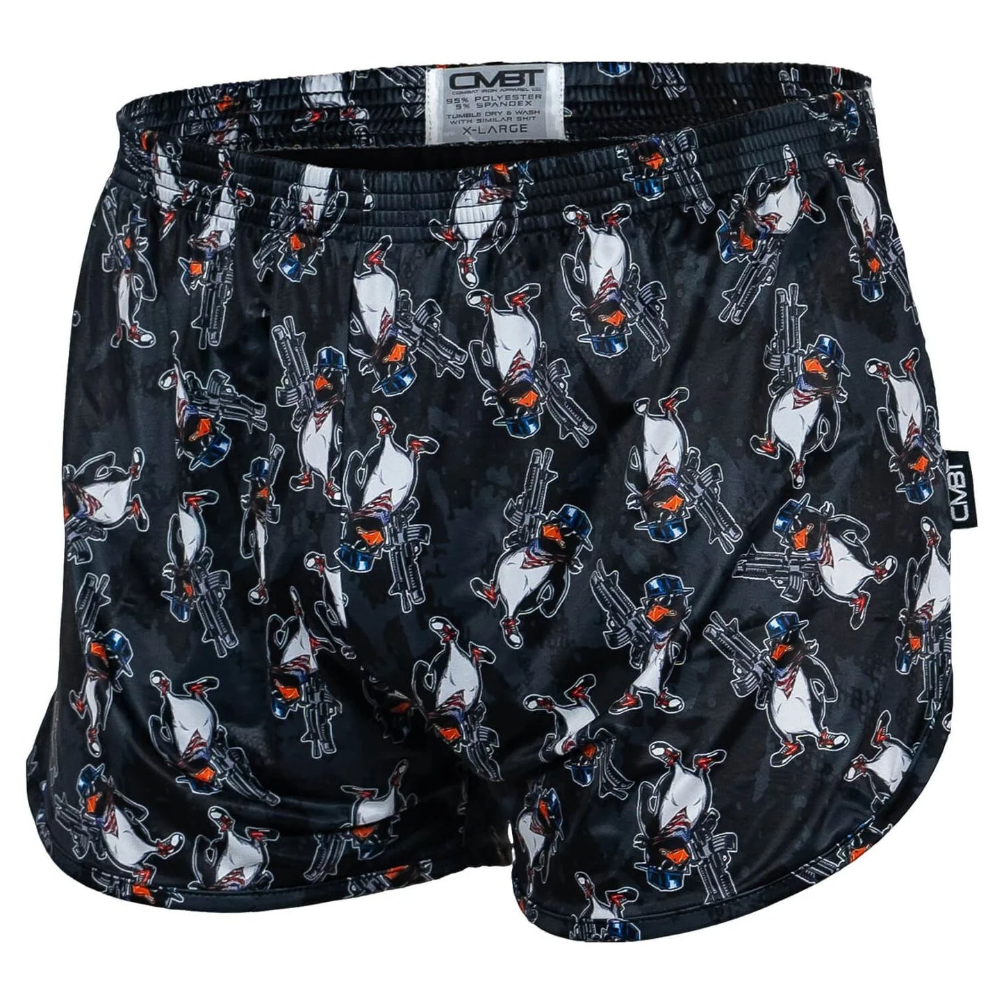 PATRIOTIC PENGUIN RANGER PANTY MIL STYLE SILKIES TRAINING SHORTS | 2.5"