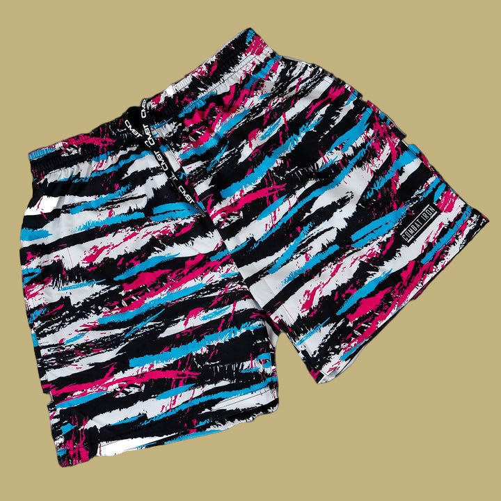 SPRING BREAK TIGER STRIPE CAMO MEN'S PERFORMANCE TRAINING SHORTS V3 | 5.5" - 1838 TAC SUPPLY LLC