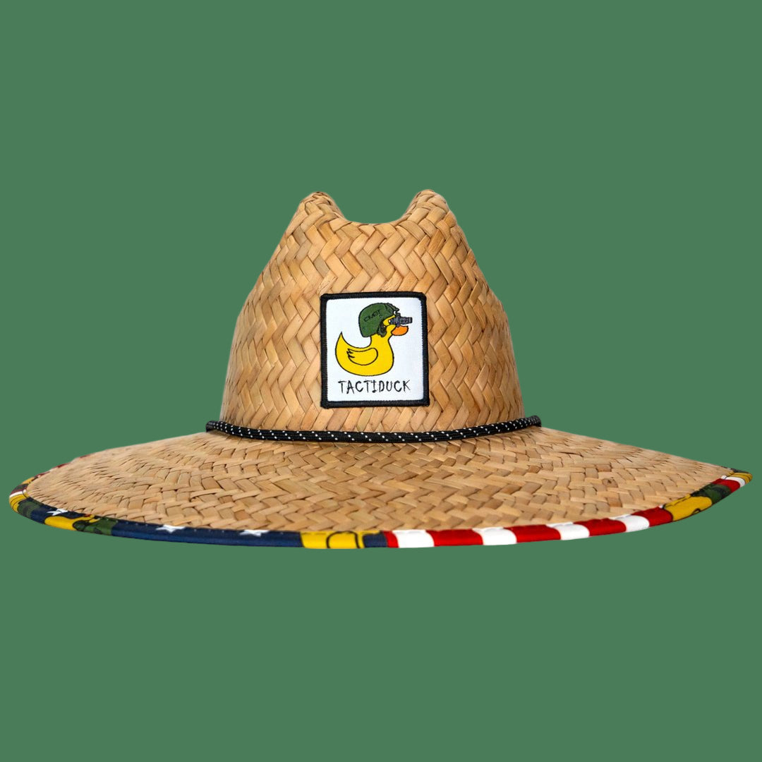 TACTI DUCK SUMMER STRAW HAT - 1838 TAC SUPPLY LLC
