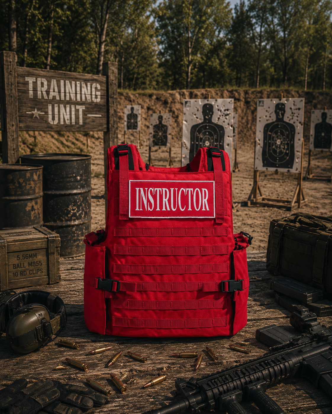 INSTRUCTOR-RED-OUTER CARRIER VEST